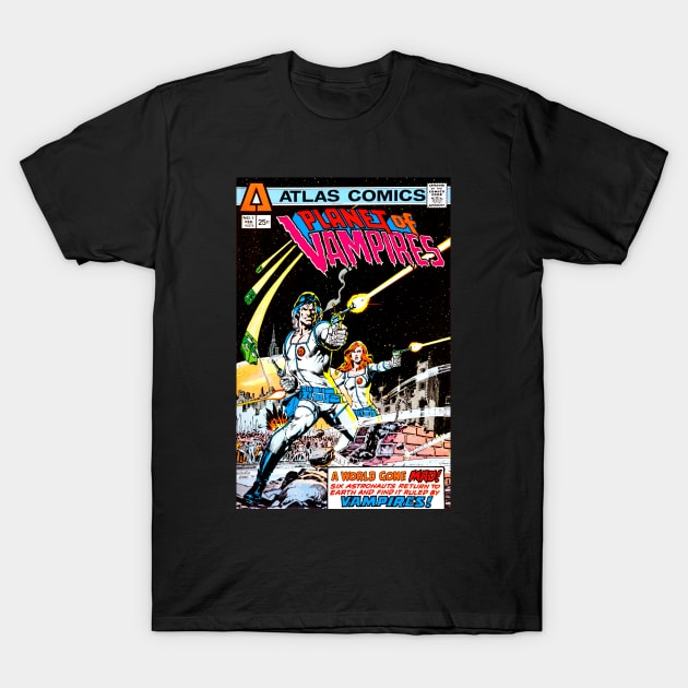 Planet of Vampires T-Shirt by dumb stuff, fun stuff